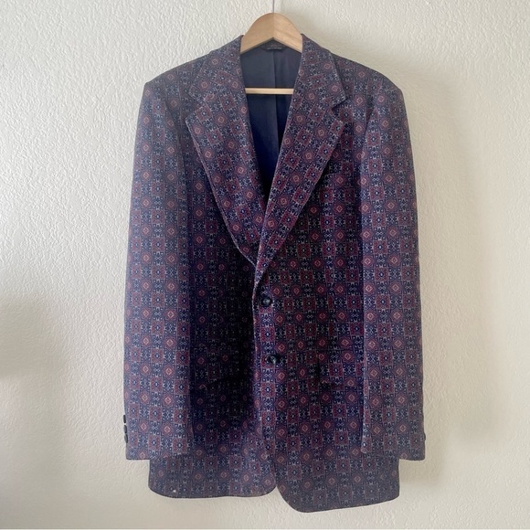 Vintage blazer tailored by Jantzen Patterned Blazer - Picture 1 of 5